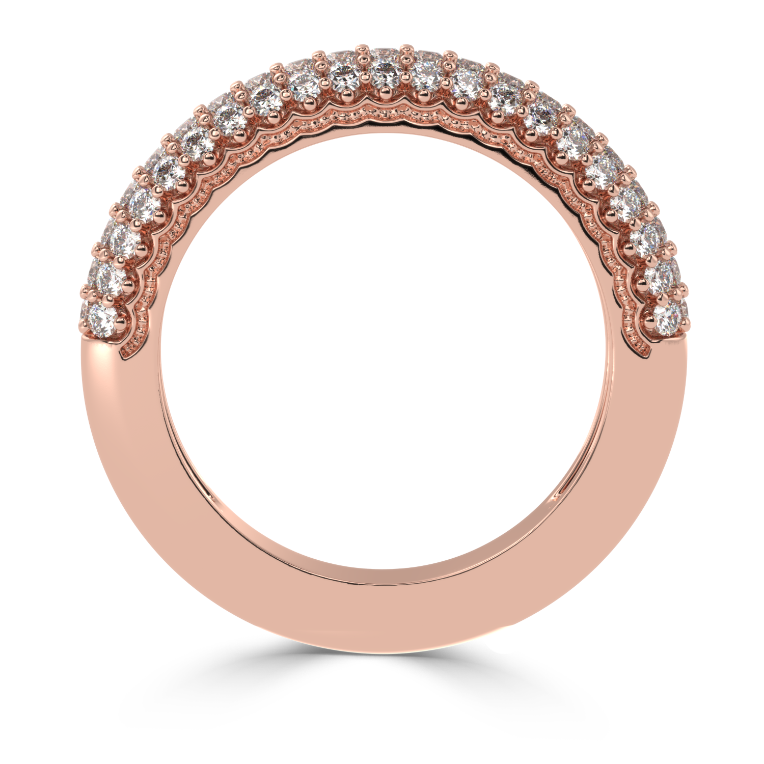 0.82 Carat G Color VS1 Clarity Diamond Studded Natural Diamond Ring.