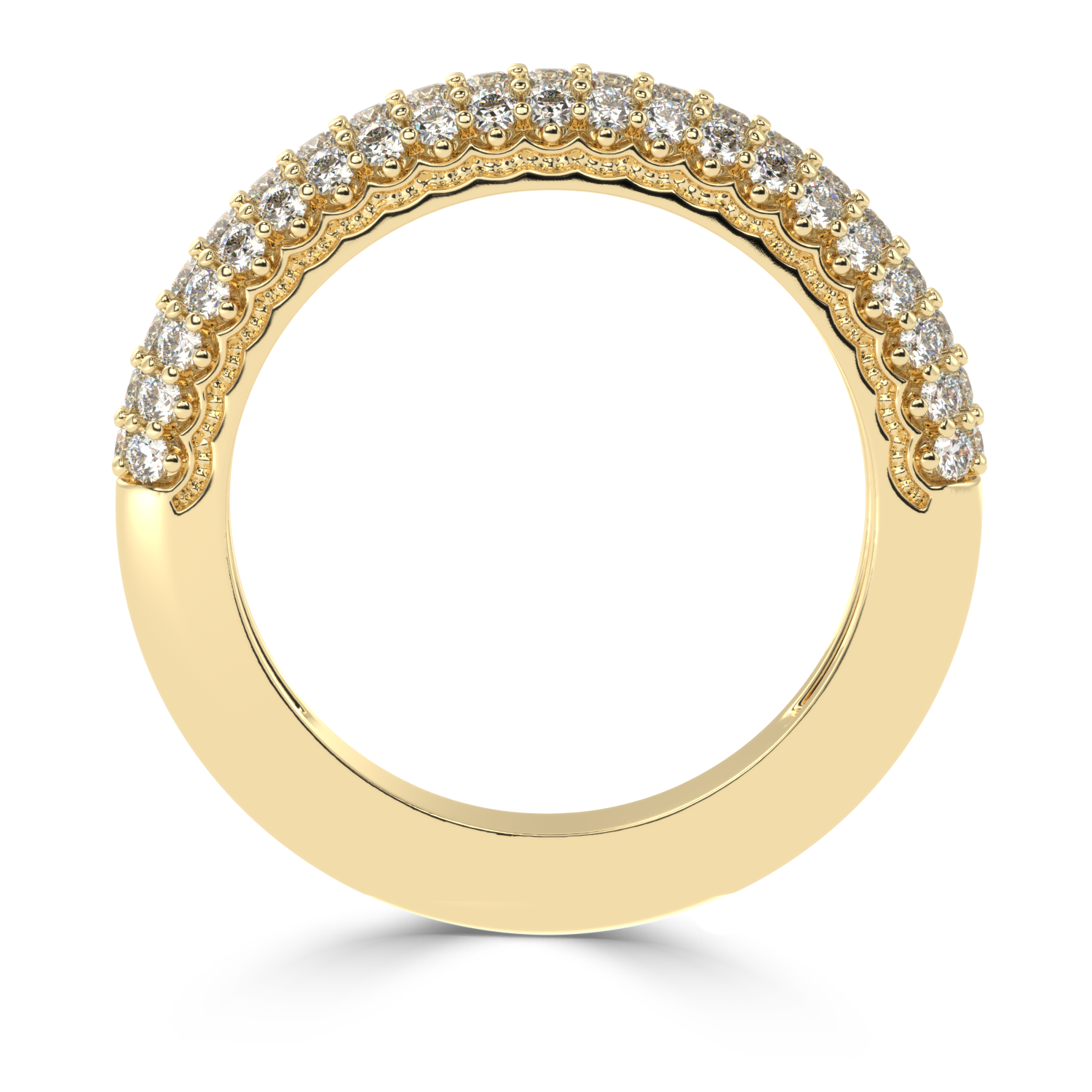 0.82 Carat G Color VS1 Clarity Diamond Studded Natural Diamond Ring.