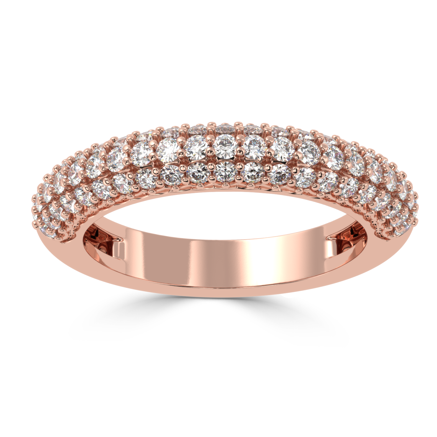 0.82 Carat G Color VS1 Clarity Diamond Studded Natural Diamond Ring.