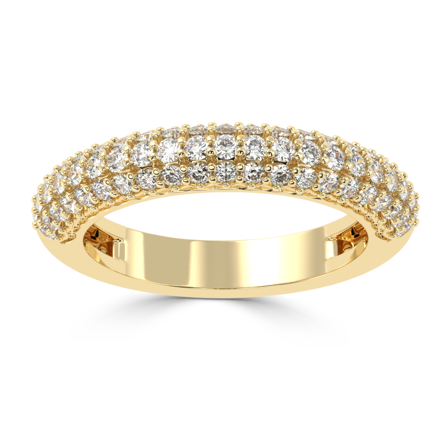 0.82 Carat G Color VS1 Clarity Diamond Studded Natural Diamond Ring.