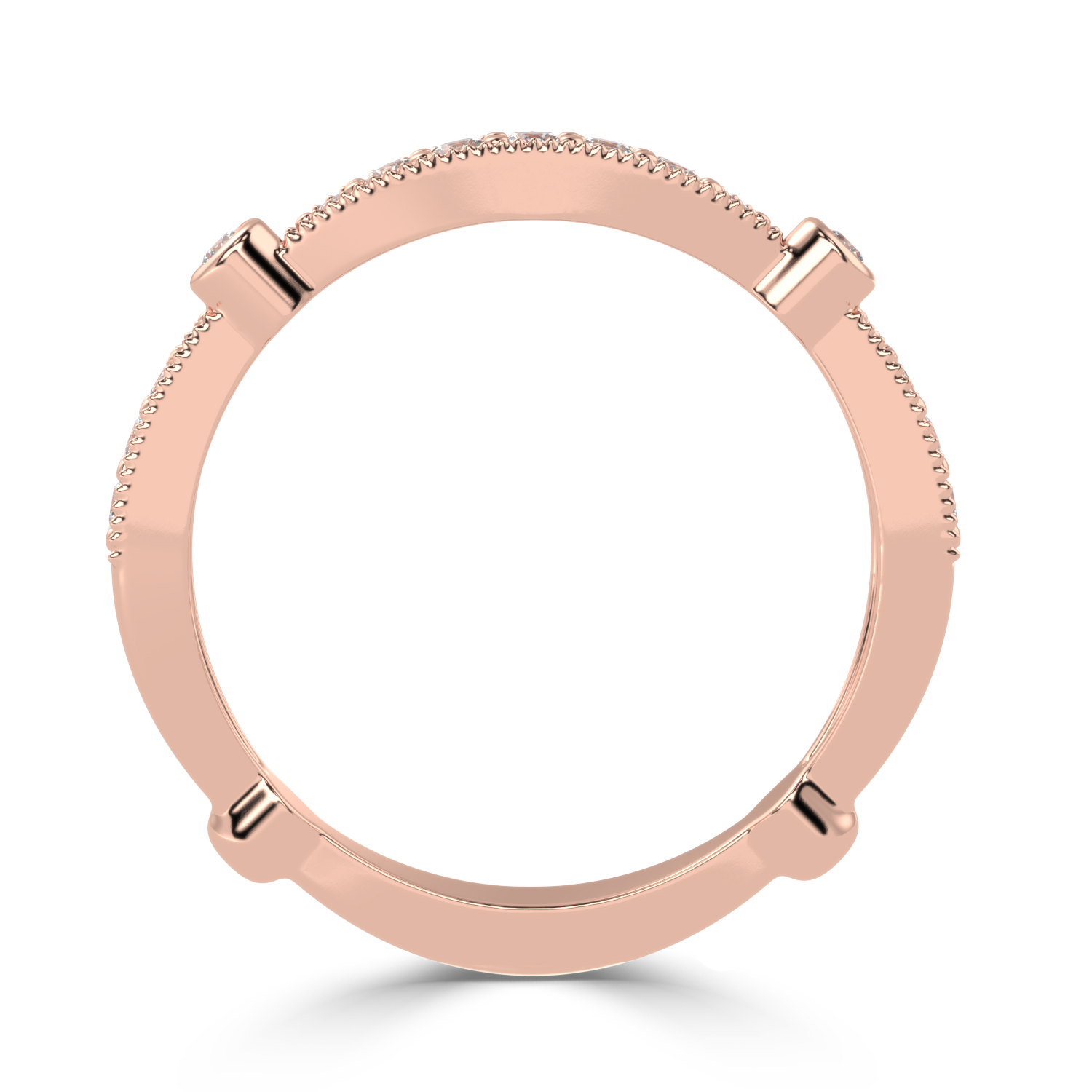 0.25 Carat G Color VS1 Clarity Diamond Studded Natural Diamond Ring.