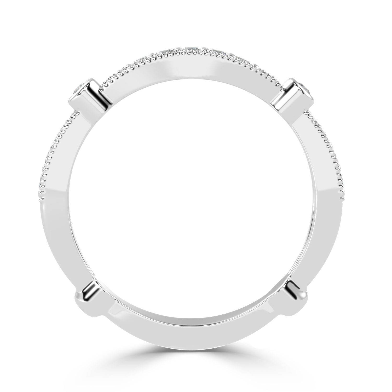 0.25 Carat G Color VS1 Clarity Diamond Studded Natural Diamond Ring.