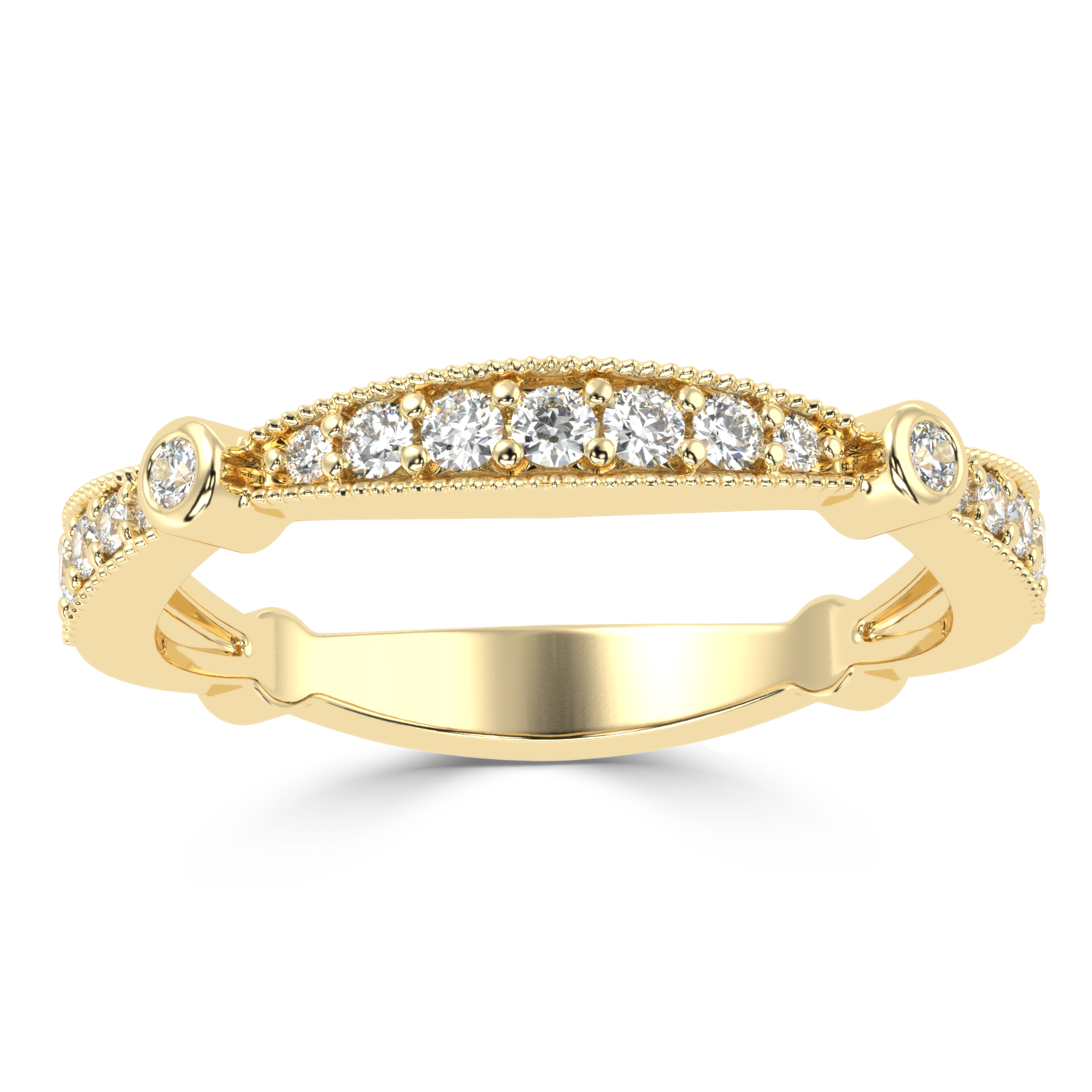 0.25 Carat G Color VS1 Clarity Diamond Studded Natural Diamond Ring.