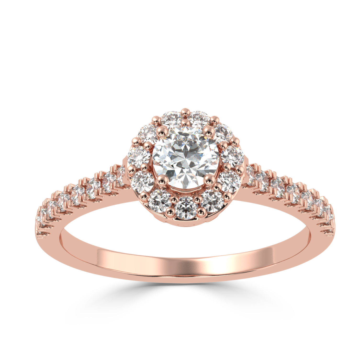 1.16 Carat H Color VS1 Clarity Diamond Studded Natural Diamond Ring.