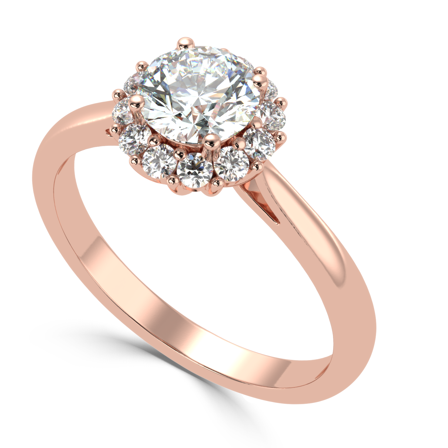 1.4 Carat I Color VS1 Clarity Diamond Studded Natural Diamond Ring.