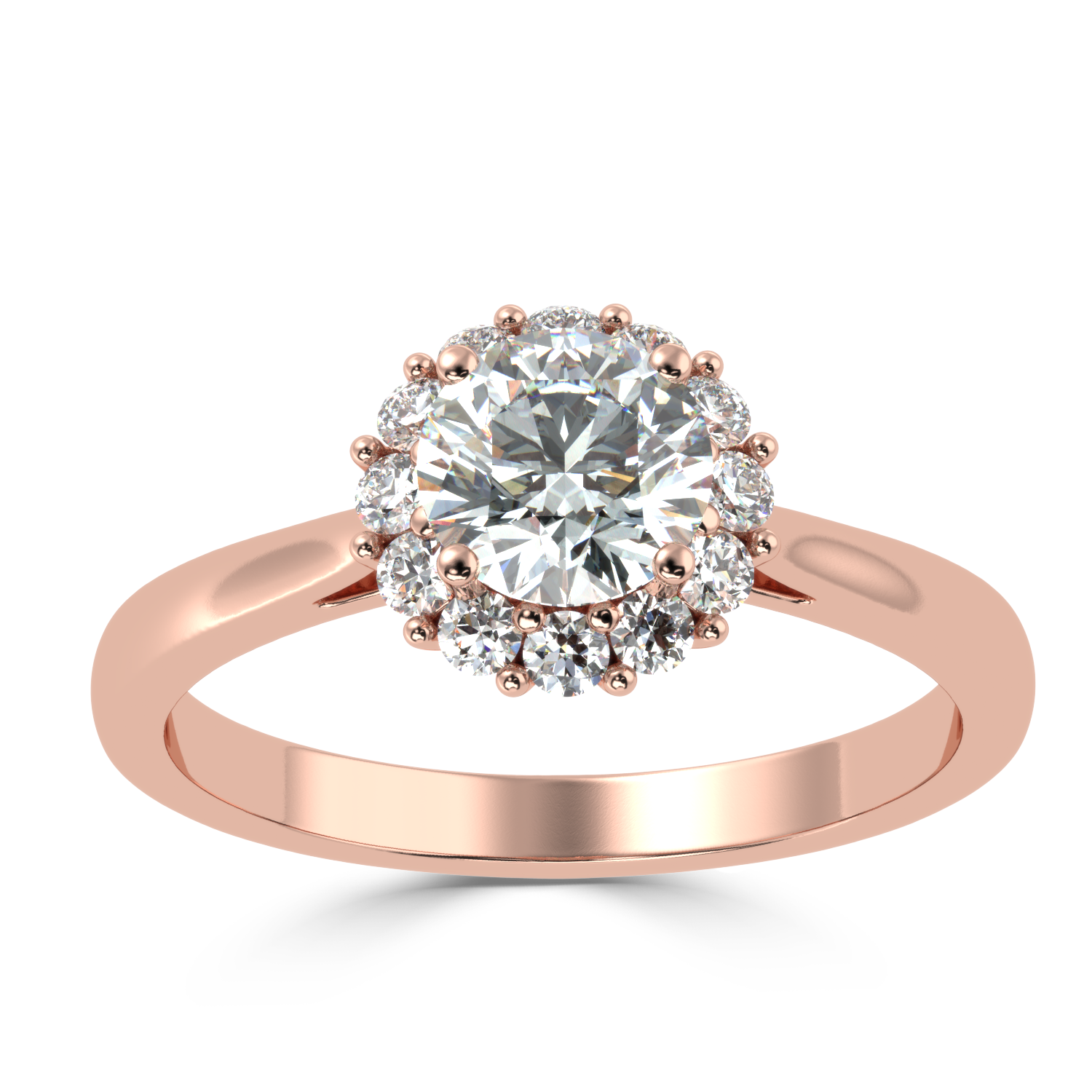 1.4 Carat I Color VS1 Clarity Diamond Studded Natural Diamond Ring.