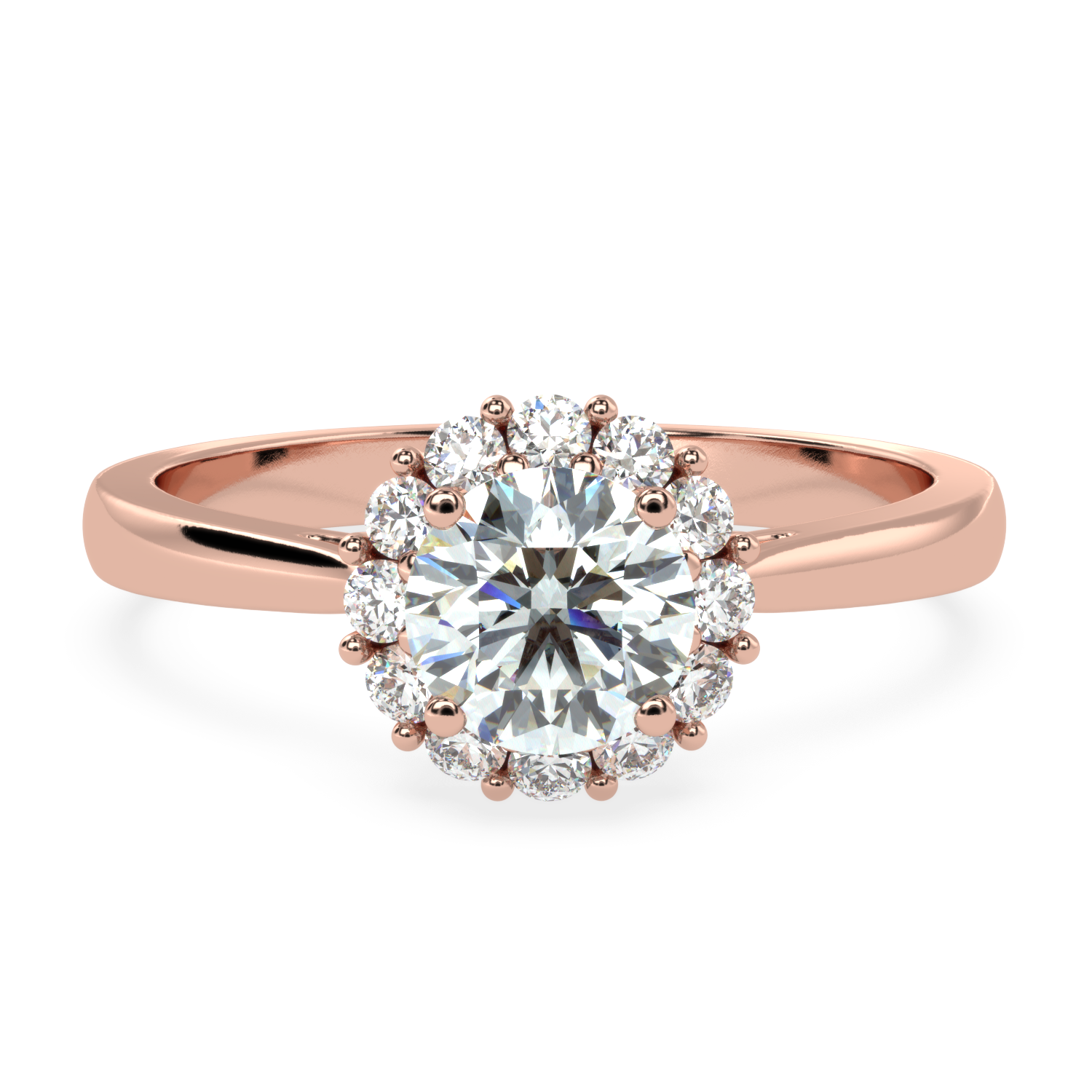 1.4 Carat I Color VS1 Clarity Diamond Studded Natural Diamond Ring.