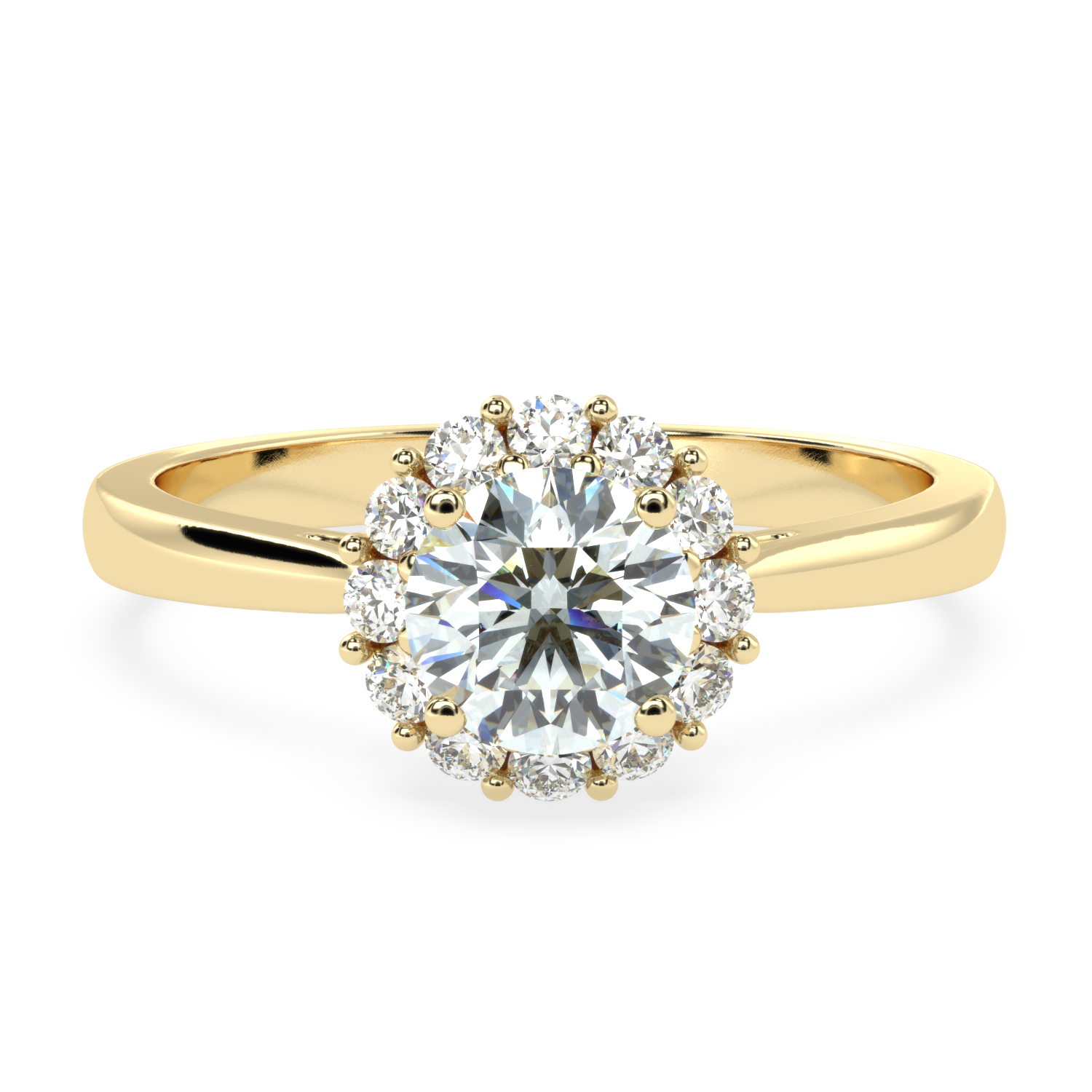 1.4 Carat I Color VS1 Clarity Diamond Studded Natural Diamond Ring.