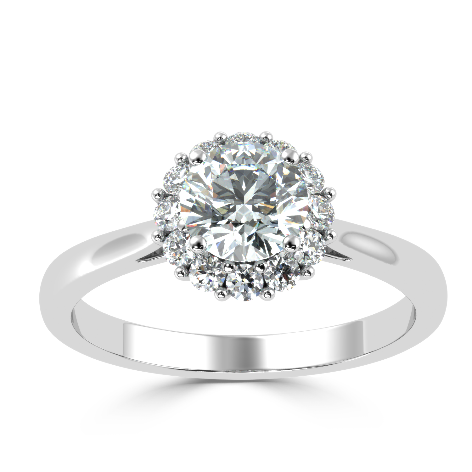 1.4 Carat I Color VS1 Clarity Diamond Studded Natural Diamond Ring.