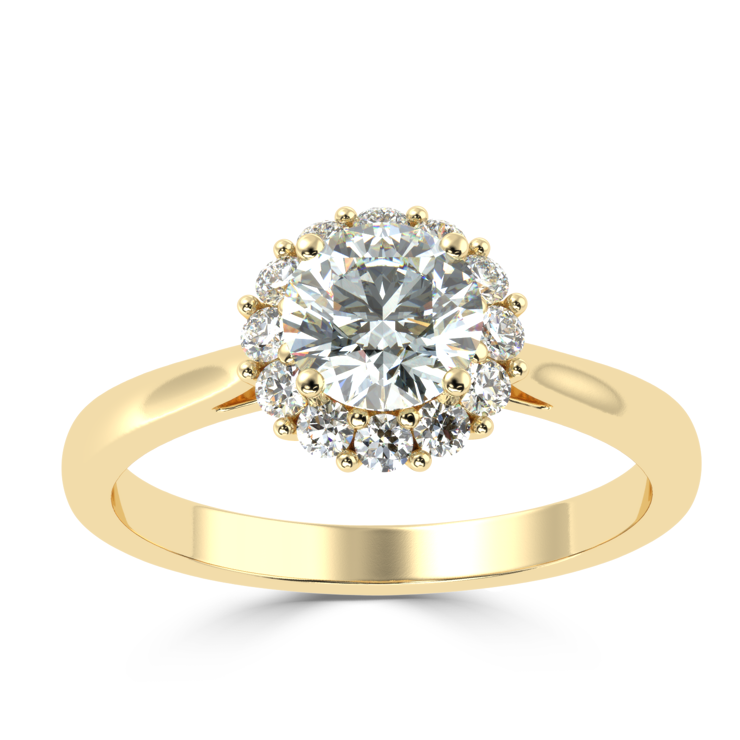 1.4 Carat I Color VS1 Clarity Diamond Studded Natural Diamond Ring.