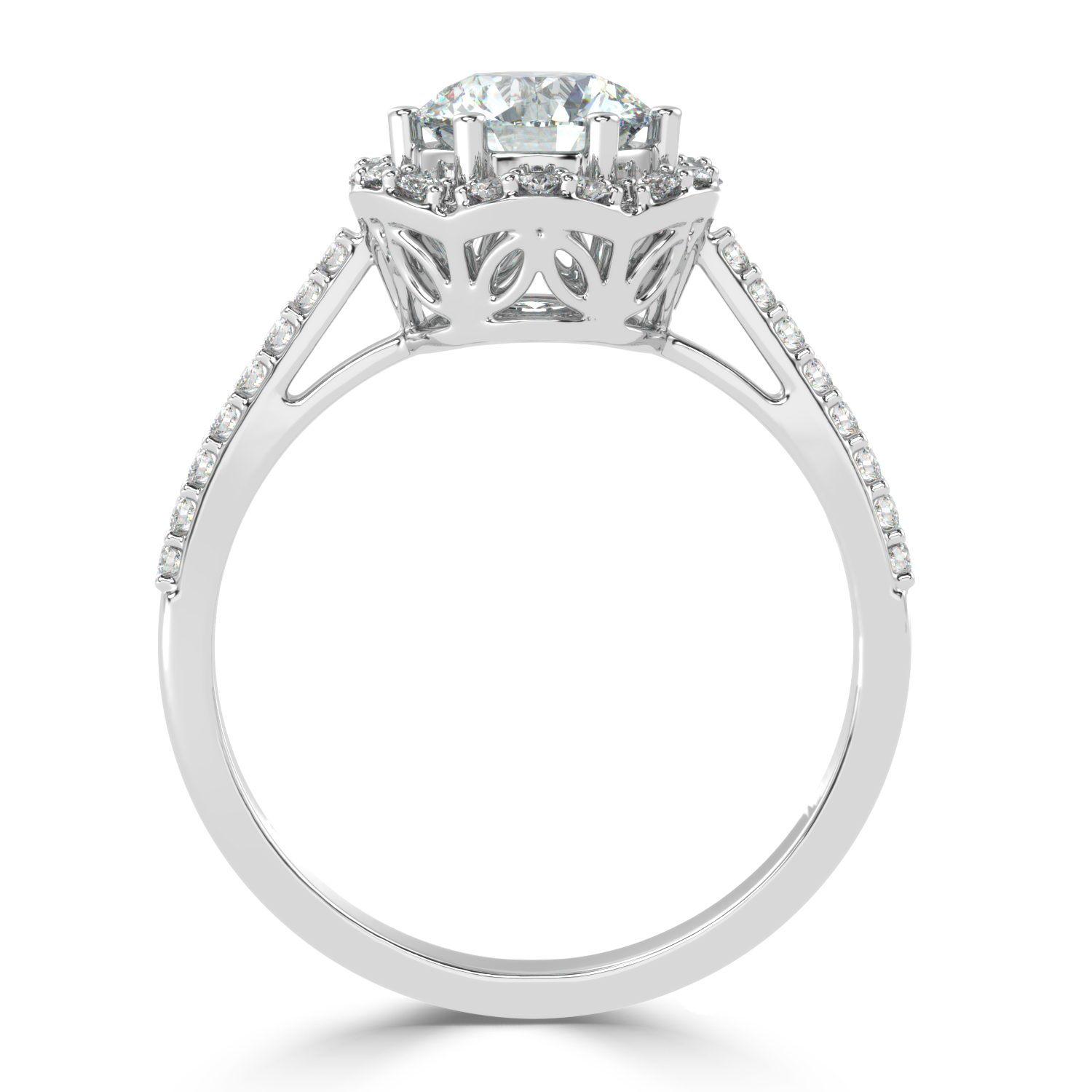 1.22 Carat G Color VS1 Clarity Diamond Studded Natural Diamond Ring.