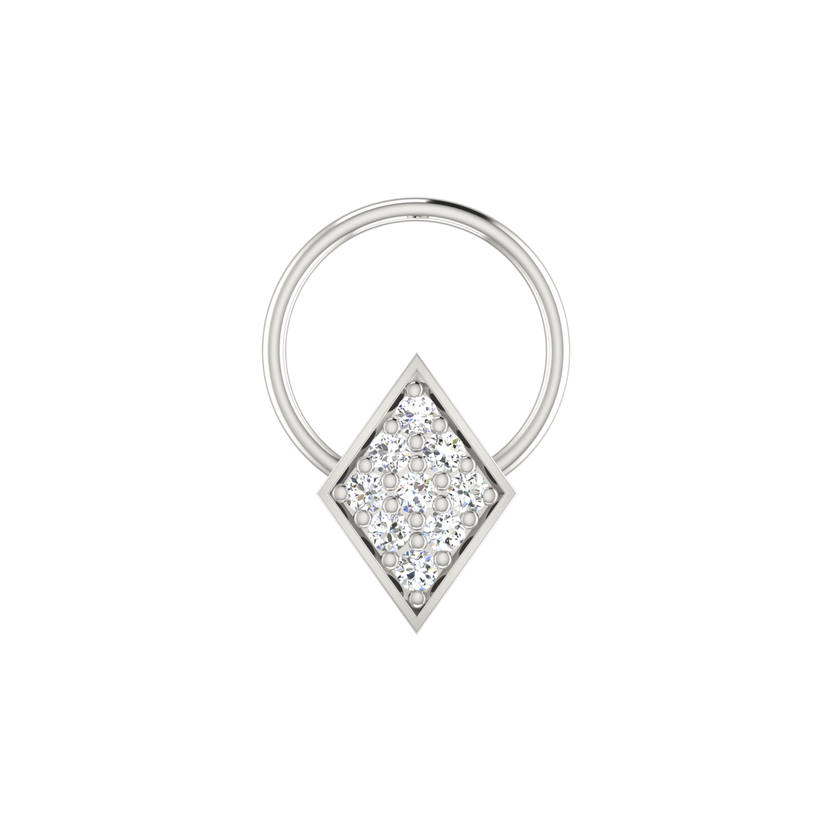 Carat Natural Diamond Nose Pin SOLITAIREKART