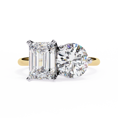Solitairekart 4.04ct Radiant Cut Natural Diamond Ring - H Color, VS1 Clarity