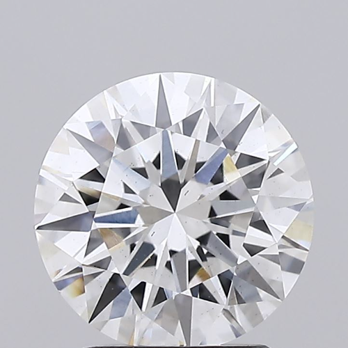 2.03 Carat E Color SI1 Clarity Round Shape Lab Grown Diamond