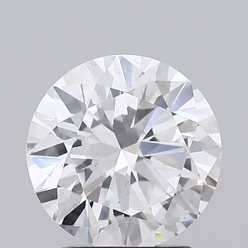 2.02 Carat E Color SI1 Clarity Round Shape Lab Grown Diamond