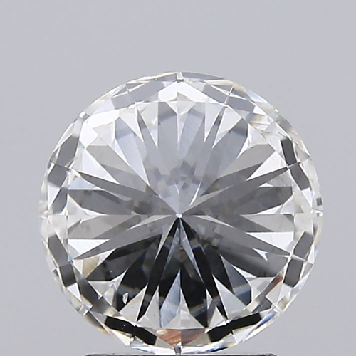 2.04 Carat F Color VS2 Clarity Round Shape lab Grown Diamond