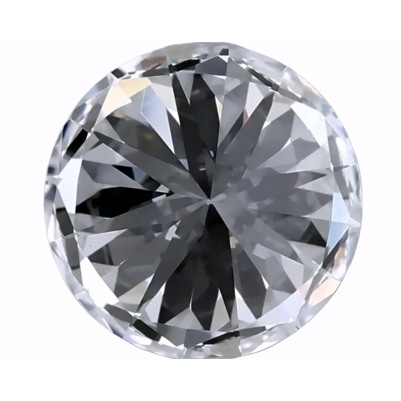 Radiant 2.08ct Round Lab Grown Diamond D VVS2