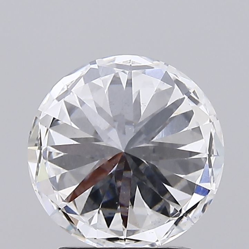 2.02 Carat E Color SI1 Clarity Round Shape Lab Grown Diamond