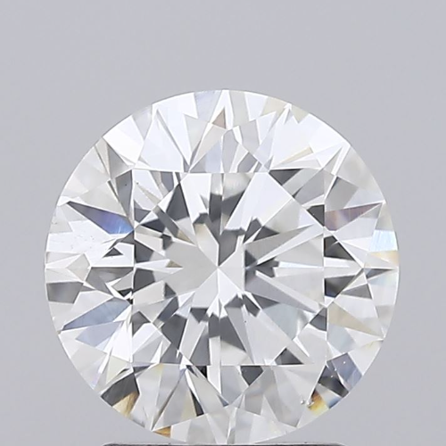 2.04 Carat F Color VS2 Clarity Round Shape lab Grown Diamond
