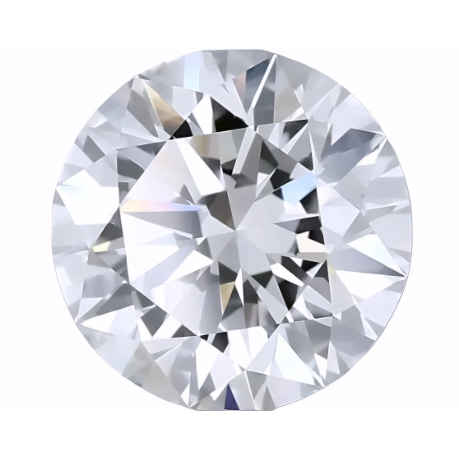 Radiant 2.08ct Round Lab Grown Diamond D VVS2