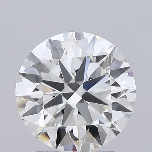 2.06 Carat F Color VS2 Clarity Round Shape lab Grown Diamond