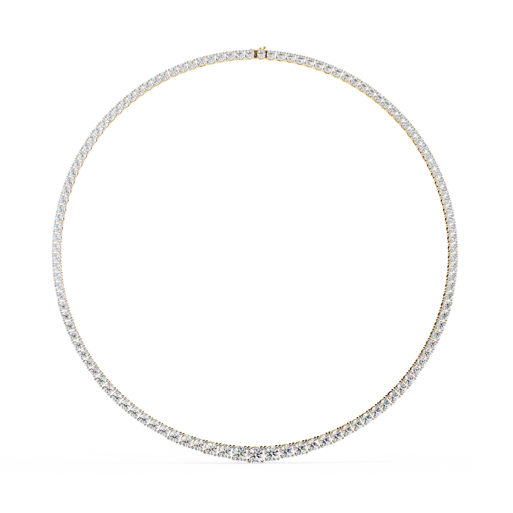 Solitairekart 17.54ct Lab Grown Diamond Tennis Necklace