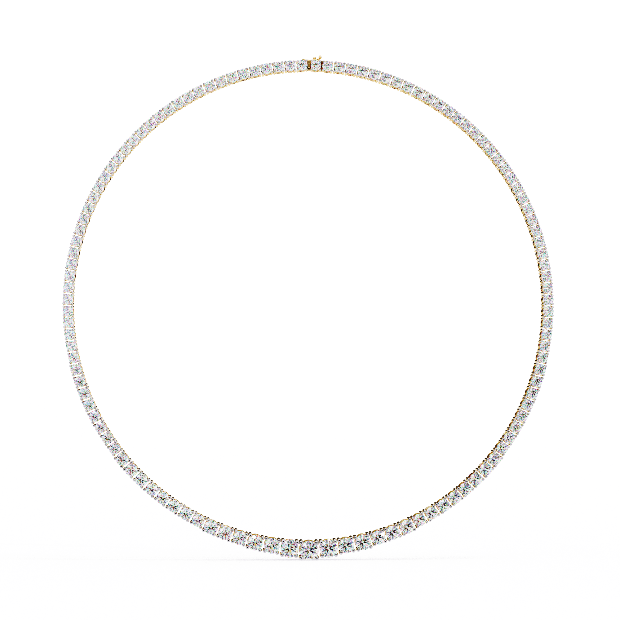Solitairekart 17.54ct Lab Grown Diamond Tennis Necklace