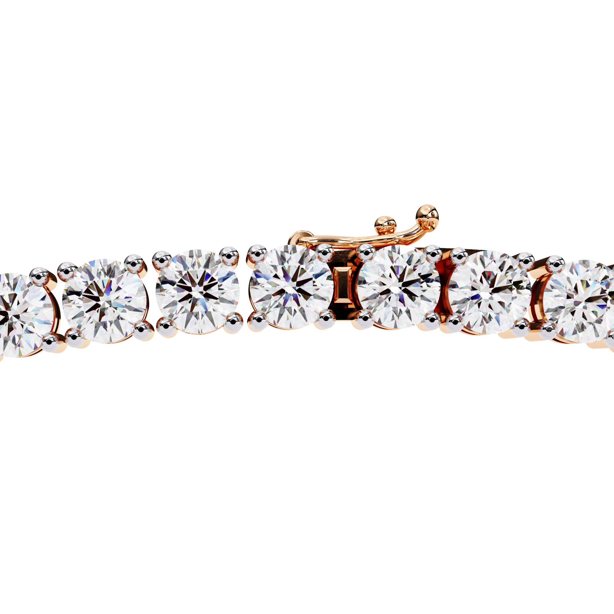 Solitairekart 17.54ct Lab Grown Diamond Tennis Necklace