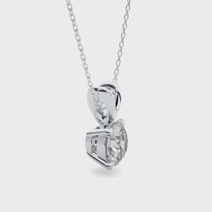 0.59 Carat G Color VS1 Clarity Diamond Studded Natural Diamond Pendent.