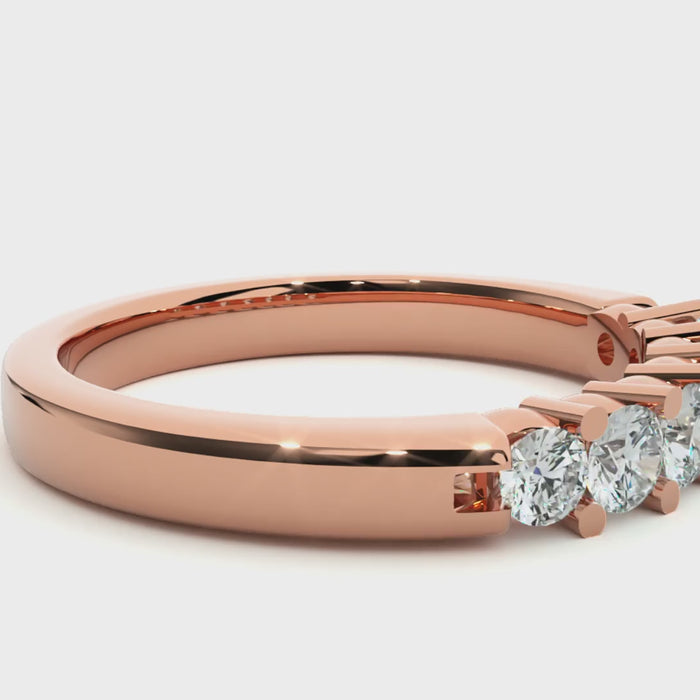 0.52 Carat IJ Color VS1 Clarity Diamond Studded Natural Diamond Ring.