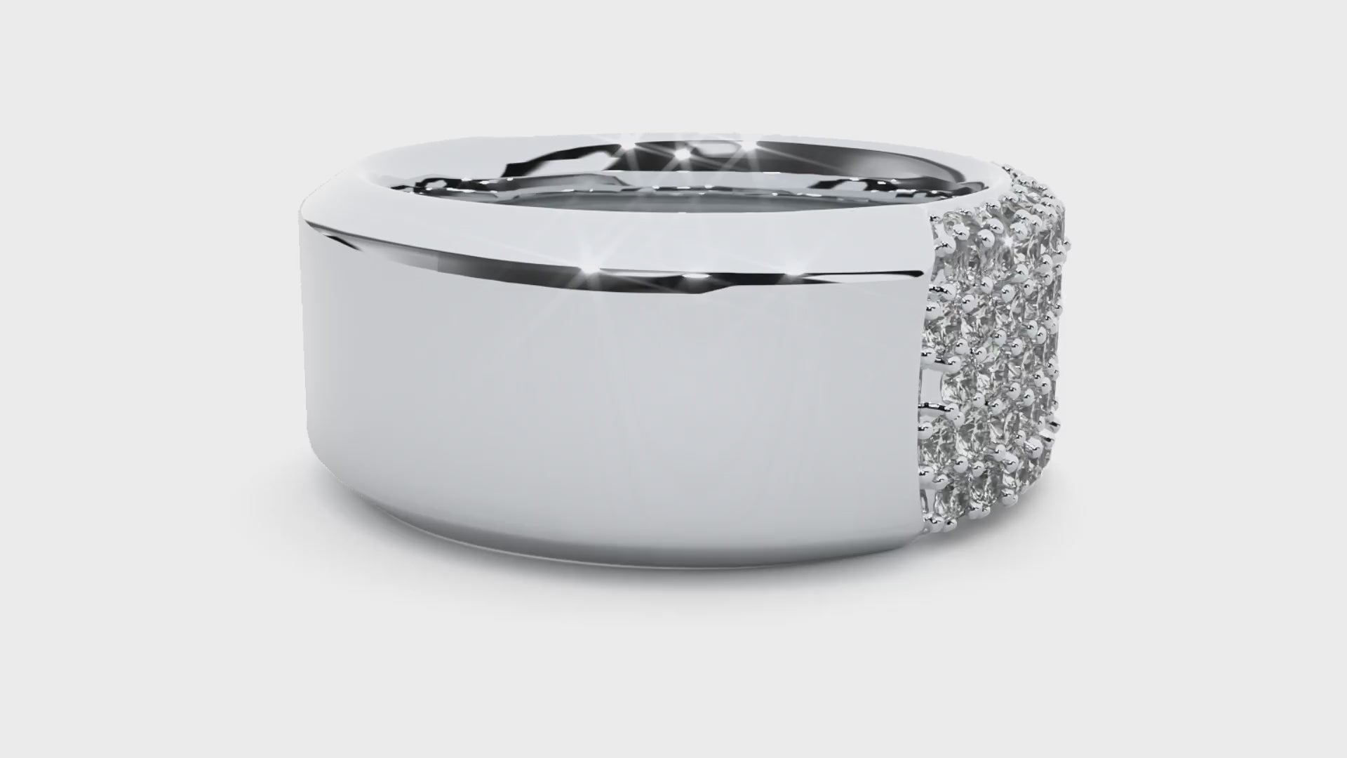 1.93 Carat HI Color VS1 Clarity Diamond Studded Natural Diamond Ring.