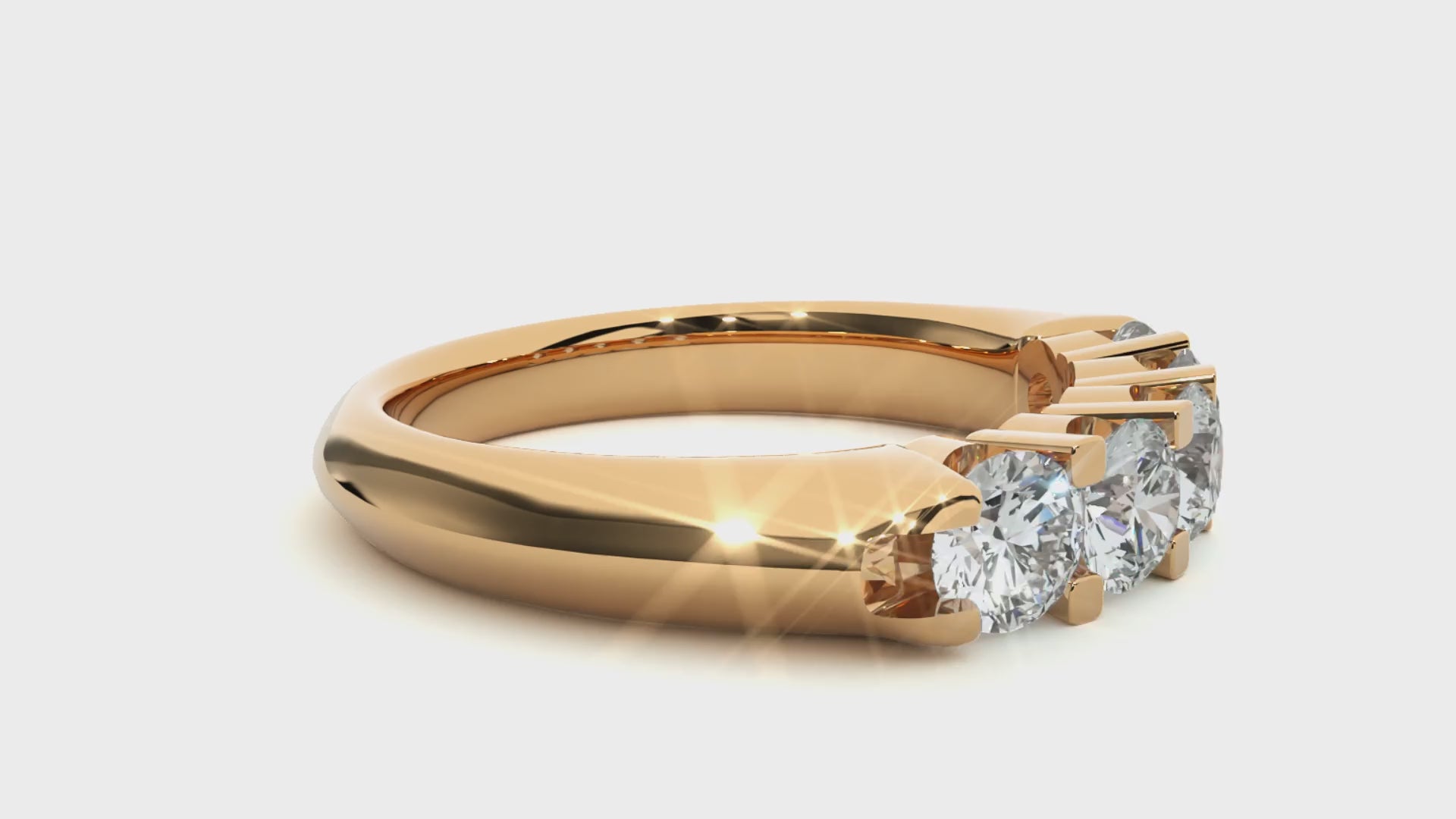 1.11 Carat G Color VS1 Clarity Diamond Studded Natural Diamond Ring.