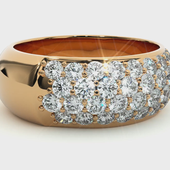 1.87 Carat H Color VS1 Clarity Diamond Studded Natural Diamond Ring.